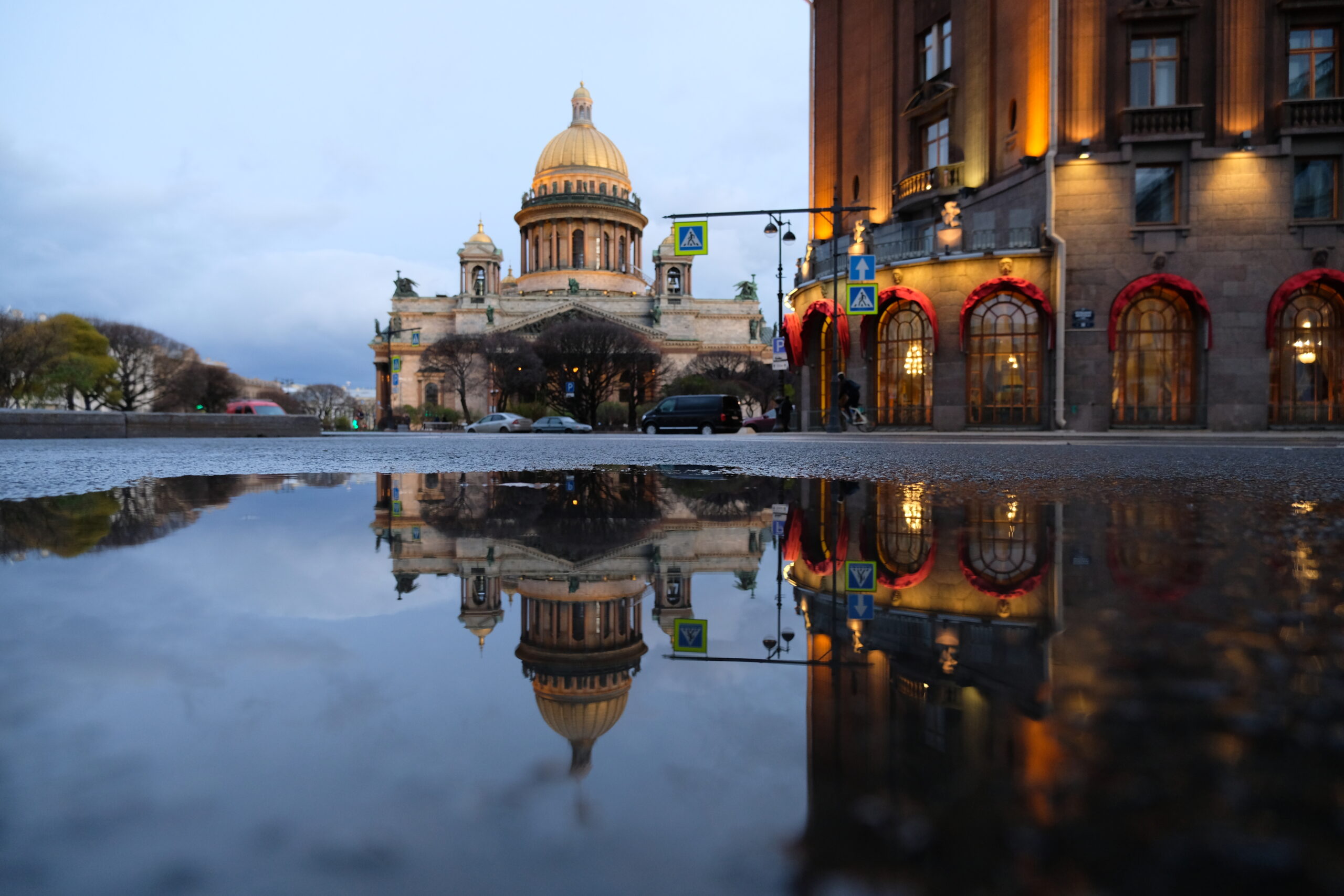 Петербург в дождливую погоду